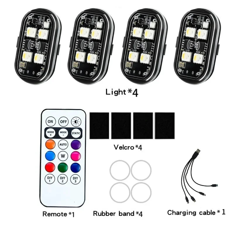 GlowStep RGB LED Car Lights