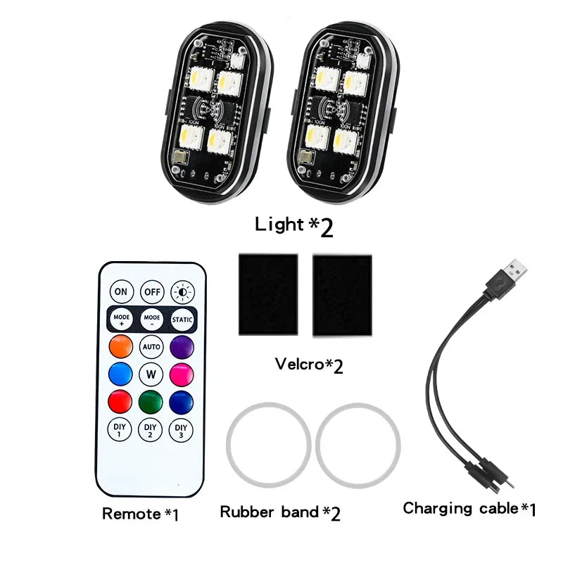 GlowStep RGB LED Car Lights